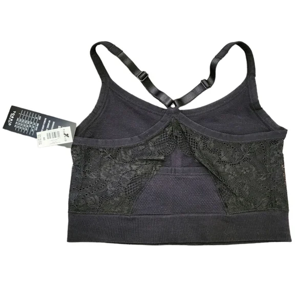 Torrid Black Seamless Racerback Bralette Size 00 NWT - Picture 4 of 7